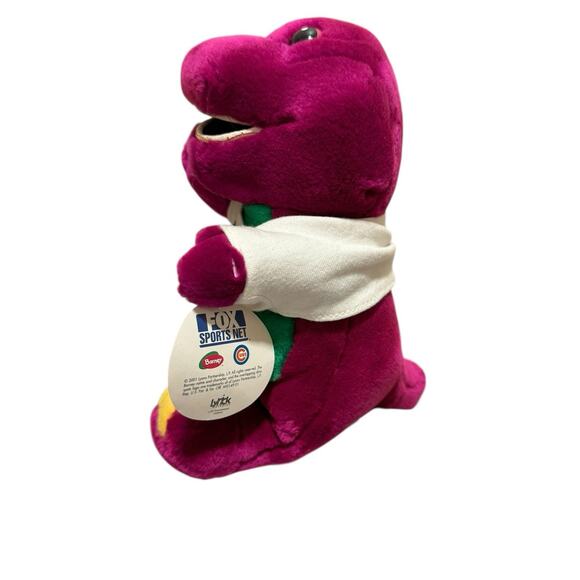 2001 Special Edition Chicago Cubs 8" Barney Plush Fox Sports Net Promo Rare! - Picture 4 of 10